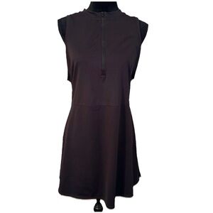 Old Navy Active Dress Womens XL Pleated Powersoft Mock Neck Zip Athleisure Golf